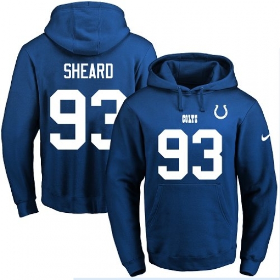 NFL Mens Nike Indianapolis Colts 93 Jabaal Sheard Royal Blue Name Number Pullover Hoodie NFL Mens Nike Indianapolis Colts 93 Jabaal Sheard Royal Blue Name Number Pullover Hoodie
