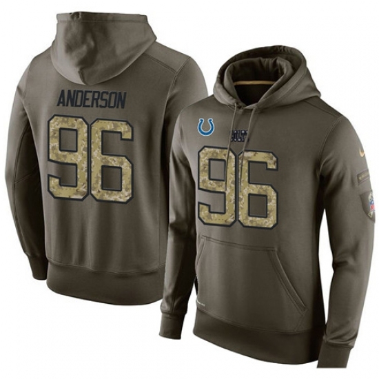 NFL Nike Indianapolis Colts 96 Henry Anderson Green Salute To Service Mens Pullover Hoodie NFL Nike Indianapolis Colts 96 Henry Anderson Green Salute To Service Mens Pullover Hoodie