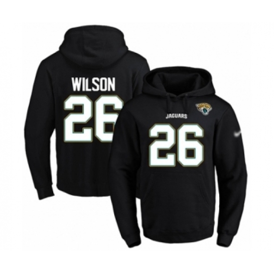 Football Mens Jacksonville Jaguars 26 Jarrod Wilson Black Name Number Pullover Hoodie Football Mens Jacksonville Jaguars 26 Jarrod Wilson Black Name Number Pullover Hoodie