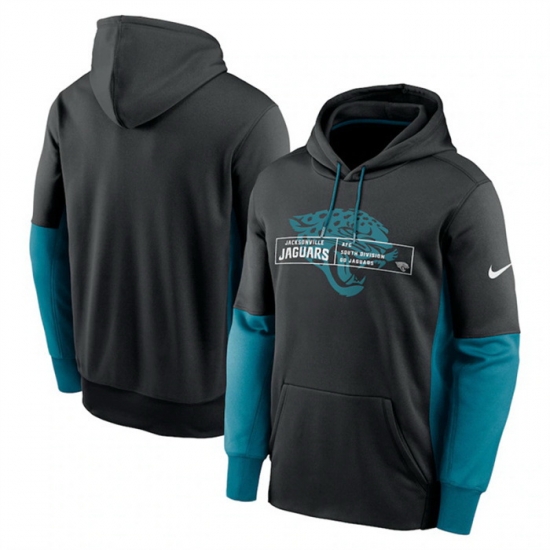 Men Jacksonville Jaguars Black Color Block Fleece Performance Pullover Hoodie Men Jacksonville Jaguars Black Color Block Fleece Performance Pullover Hoodie