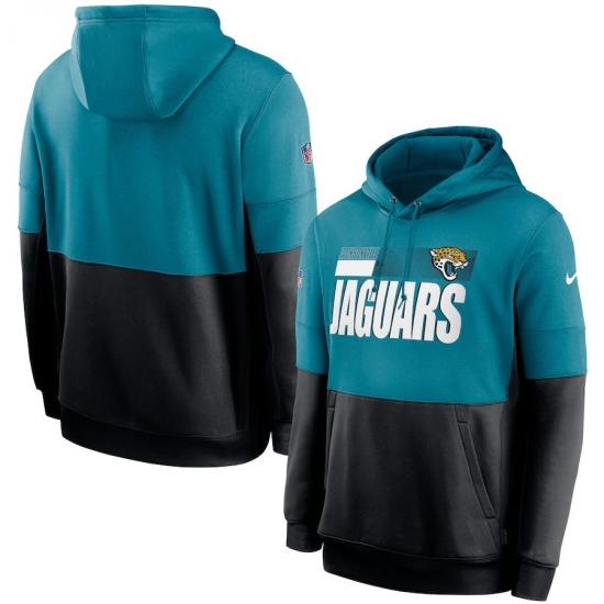 Men Jacksonville Jaguars Nike Sideline Impact Lockup Performance Pullover Hoodie Teal Black Men Jacksonville Jaguars Nike Sideline Impact Lockup Performance Pullover Hoodie Teal Black