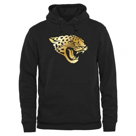NFL Mens Jacksonville Jaguars Pro Line Black Gold Collection Pullover Hoodie NFL Mens Jacksonville Jaguars Pro Line Black Gold Collection Pullover Hoodie