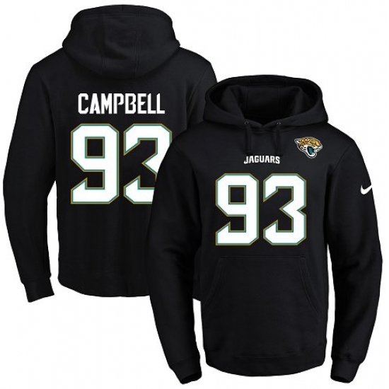 NFL Mens Nike Jacksonville Jaguars 93 Calais Campbell Black Name Number Pullover Hoodie NFL Mens Nike Jacksonville Jaguars 93 Calais Campbell Black Name Number Pullover Hoodie