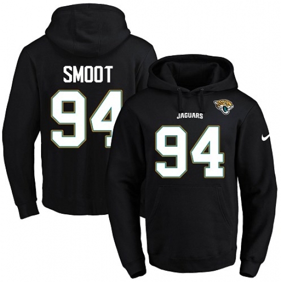 NFL Mens Nike Jacksonville Jaguars 94 Dawuane Smoot Black Name Number Pullover Hoodie NFL Mens Nike Jacksonville Jaguars 94 Dawuane Smoot Black Name Number Pullover Hoodie