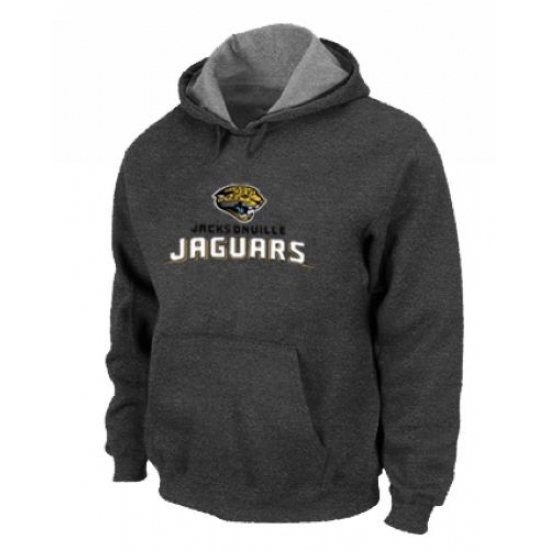 NFL Mens Nike Jacksonville Jaguars Authentic Logo Pullover Hoodie Dark Grey NFL Mens Nike Jacksonville Jaguars Authentic Logo Pullover Hoodie Dark Grey