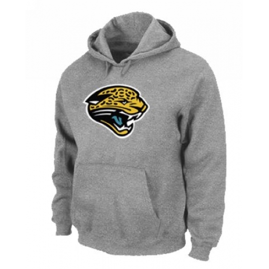 NFL Mens Nike Jacksonville Jaguars Logo Pullover Hoodie Grey NFL Mens Nike Jacksonville Jaguars Logo Pullover Hoodie Grey