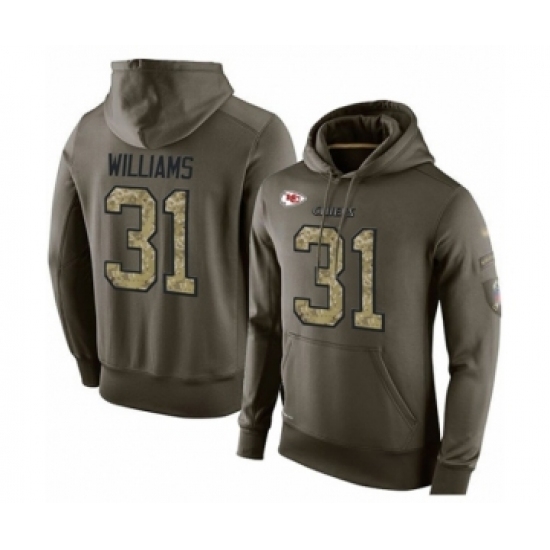 Football Mens Kansas City Chiefs 31 Darrel Williams Green Salute To Service Pullover Hoodie Football Mens Kansas City Chiefs 31 Darrel Williams Green Salute To Service Pullover Hoodie