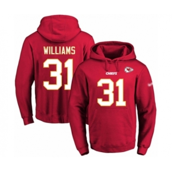 Football Mens Kansas City Chiefs 31 Darrel Williams Red Name Number Pullover Hoodie Football Mens Kansas City Chiefs 31 Darrel Williams Red Name Number Pullover Hoodie