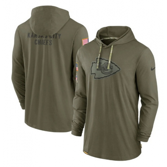 Men Kansas City Chiefs 2022 Olive Salute To Service Tonal Pullover Hoodie Men Kansas City Chiefs 2022 Olive Salute To Service Tonal Pullover Hoodie