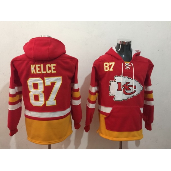 Men Nike Kansas City Chiefs Travis Kelce 87 NFL Winter Thick Hoodie Men Nike Kansas City Chiefs Travis Kelce 87 NFL Winter Thick Hoodie