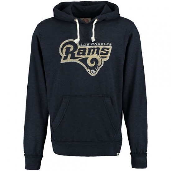 NFL Los Angeles Rams 47 Wordmark Slugger Hoodie Navy NFL Los Angeles Rams 47 Wordmark Slugger Hoodie Navy