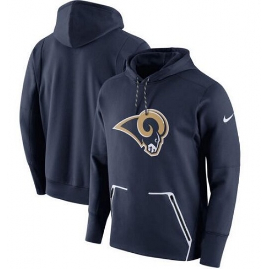 NFL Los Angeles Rams Nike Champ Drive Vapor Speed Pullover Hoodie Navy NFL Los Angeles Rams Nike Champ Drive Vapor Speed Pullover Hoodie Navy