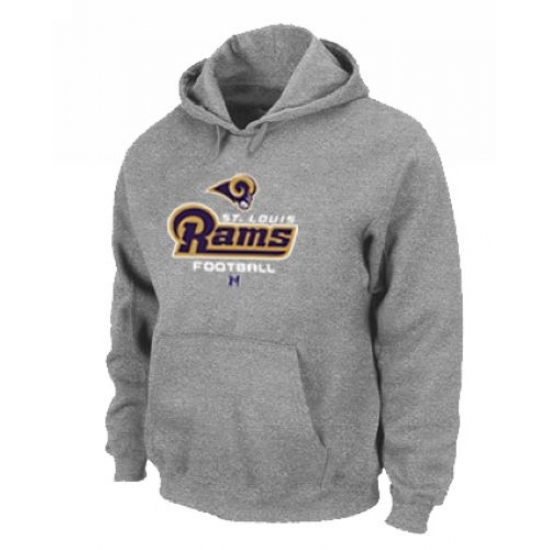NFL Mens Nike Los Angeles Rams Critical Victory Pullover Hoodie Grey NFL Mens Nike Los Angeles Rams Critical Victory Pullover Hoodie Grey