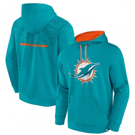 Men Miami Dolphins Aqua Defender Evo Pullover Hoodie Men Miami Dolphins Aqua Defender Evo Pullover Hoodie