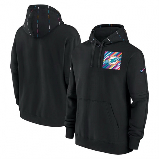 Men Miami Dolphins Black 2023 Crucial Catch Club Pullover Hoodie Men Miami Dolphins Black 2023 Crucial Catch Club Pullover Hoodie