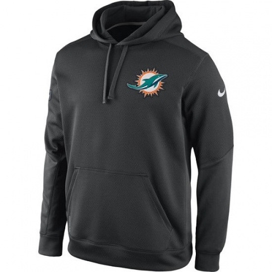 NFL Miami Dolphins Nike KO Chain Fleece Pullover Performance Hoodie NFL Miami Dolphins Nike KO Chain Fleece Pullover Performance Hoodie