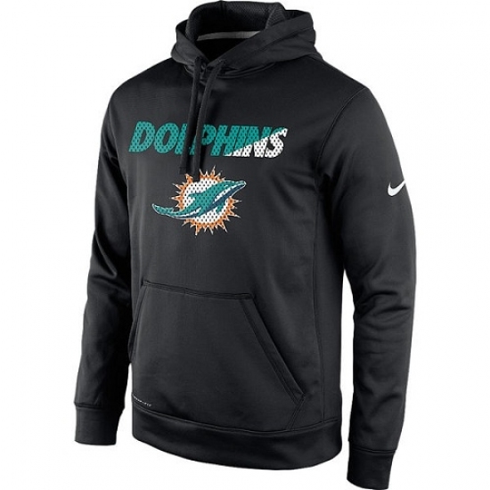 NFL Miami Dolphins Nike Kick Off Staff Performance Pullover Hoodie Black NFL Miami Dolphins Nike Kick Off Staff Performance Pullover Hoodie Black