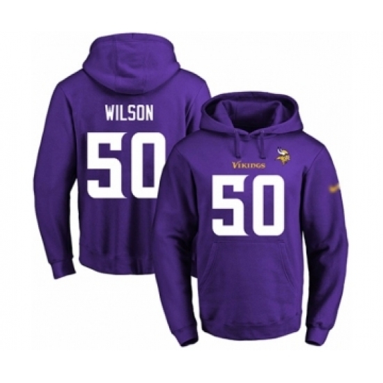 Football Mens Minnesota Vikings 50 Eric Wilson Purple Name Number Pullover Hoodie Football Mens Minnesota Vikings 50 Eric Wilson Purple Name Number Pullover Hoodie