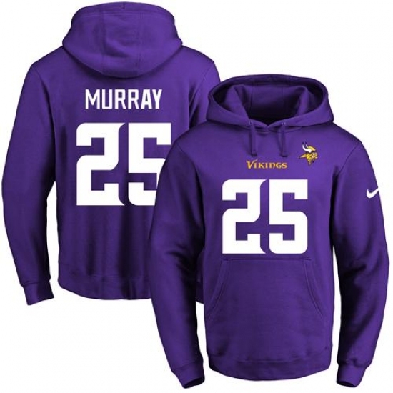 NFL Mens Nike Minnesota Vikings 25 Latavius Murray Purple Name Number Pullover Hoodie NFL Mens Nike Minnesota Vikings 25 Latavius Murray Purple Name Number Pullover Hoodie