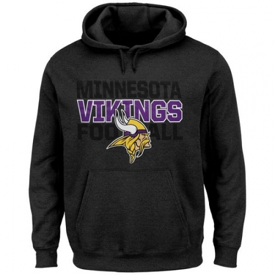 NFL Minnesota Vikings 1st and Goal VI Hoodie Charcoal NFL Minnesota Vikings 1st and Goal VI Hoodie Charcoal