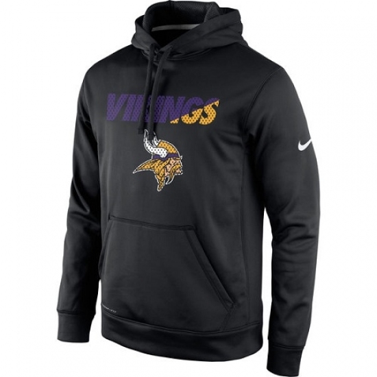 NFL Minnesota Vikings Nike Kick Off Staff Performance Pullover Hoodie Black NFL Minnesota Vikings Nike Kick Off Staff Performance Pullover Hoodie Black