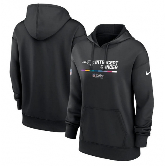 Women New England Patriots 2022 Black NFL Crucial Catch Therma Performance Pullover Hoodie Women New England Patriots 2022 Black NFL Crucial Catch Therma Performance Pullover Hoodie