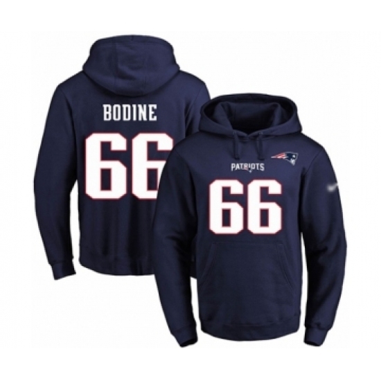Football Mens New England Patriots 66 Russell Bodine Navy Blue Name Number Pullover Hoodie Football Mens New England Patriots 66 Russell Bodine Navy Blue Name Number Pullover Hoodie