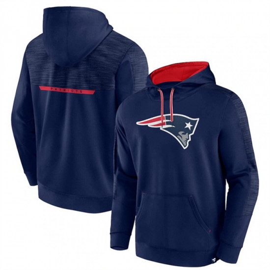 Men New England Patriots Navy Defender Evo Pullover Hoodie Men New England Patriots Navy Defender Evo Pullover Hoodie