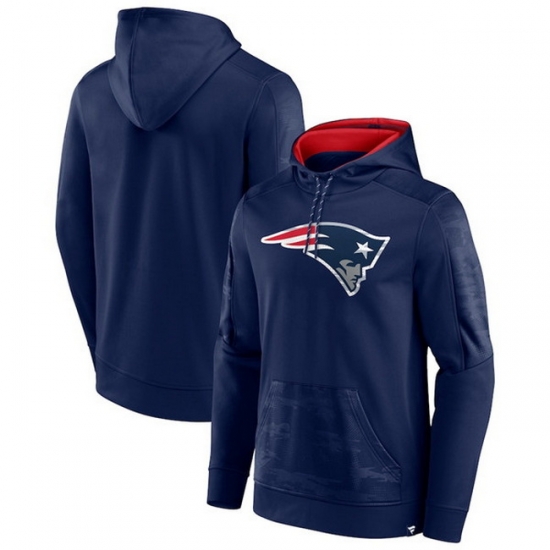Men New England Patriots Navy On The Ball Pullover Hoodie Men New England Patriots Navy On The Ball Pullover Hoodie