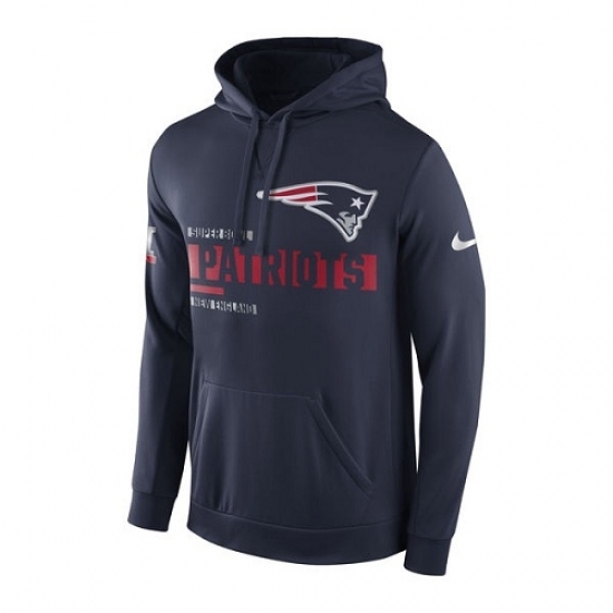 NFL Mens New England Patriots Nike Navy Super Bowl LI Bound Team Travel Circuit Performance Pullover Hoodie NFL Mens New England Patriots Nike Navy Super Bowl LI Bound Team Travel Circuit Performance Pullover Hoodie