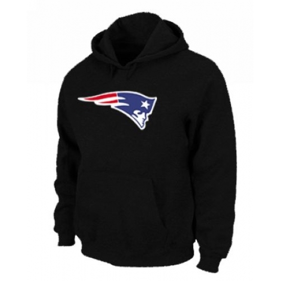 NFL Mens Nike New England Patriots Logo Pullover Hoodie Black NFL Mens Nike New England Patriots Logo Pullover Hoodie Black