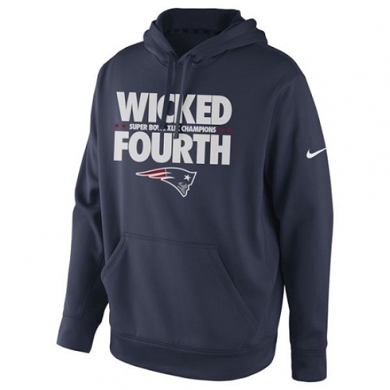 NFL New England Patriots Nike Super Bowl XLIX Champions Celebration Multi Champs Slogan Pullover Hoodie NFL New England Patriots Nike Super Bowl XLIX Champions Celebration Multi Champs Slogan Pullover Hoodie