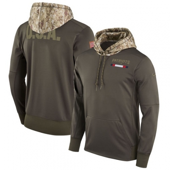NFL Youth New England Patriots Nike Olive Salute to Service Sideline Therma Pullover Hoodie NFL Youth New England Patriots Nike Olive Salute to Service Sideline Therma Pullover Hoodie