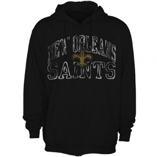 NFL New Orleans Saints Touchback VI Full Zip Hoodie NFL New Orleans Saints Touchback VI Full Zip Hoodie
