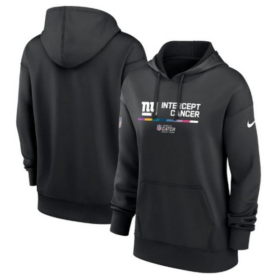 Women New York Giants 2022 Black NFL Crucial Catch Therma Performance Pullover Hoodie Women New York Giants 2022 Black NFL Crucial Catch Therma Performance Pullover Hoodie