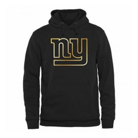 NFL Mens New York Giants Pro Line Black Gold Collection Pullover Hoodie NFL Mens New York Giants Pro Line Black Gold Collection Pullover Hoodie