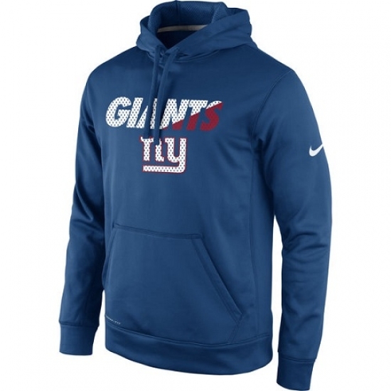 NFL New York Giants Nike Kick Off Staff Performance Pullover Hoodie Royal NFL New York Giants Nike Kick Off Staff Performance Pullover Hoodie Royal