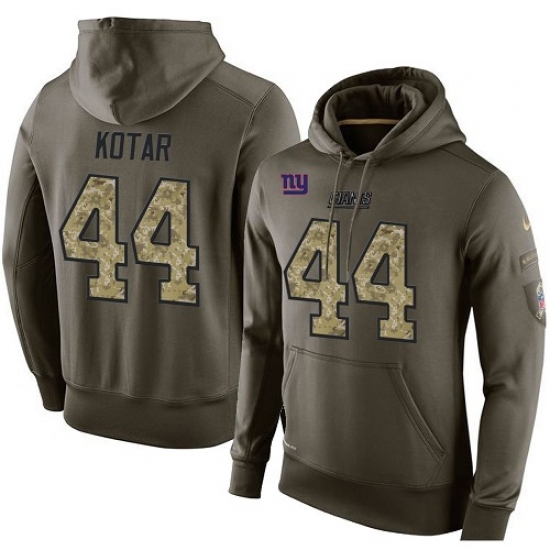 NFL Nike New York Giants 44 Doug Kotar Green Salute To Service Mens Pullover Hoodie NFL Nike New York Giants 44 Doug Kotar Green Salute To Service Mens Pullover Hoodie