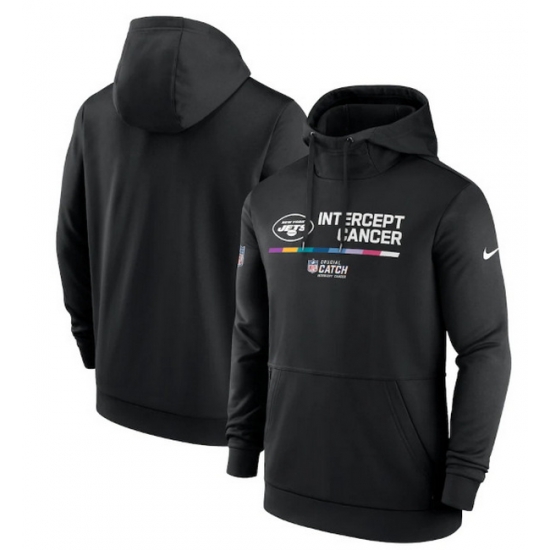 Men New York Jets 2022 Black Crucial Catch Therma Performance Pullover Hoodie Men New York Jets 2022 Black Crucial Catch Therma Performance Pullover Hoodie