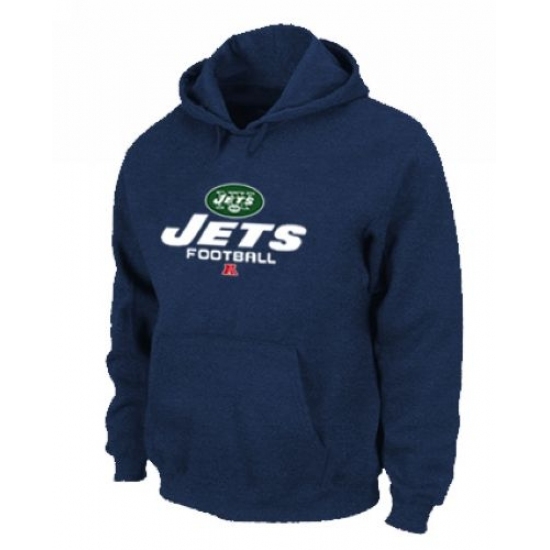 NFL Mens Nike New York Jets Critical Victory Pullover Hoodie Blue NFL Mens Nike New York Jets Critical Victory Pullover Hoodie Blue