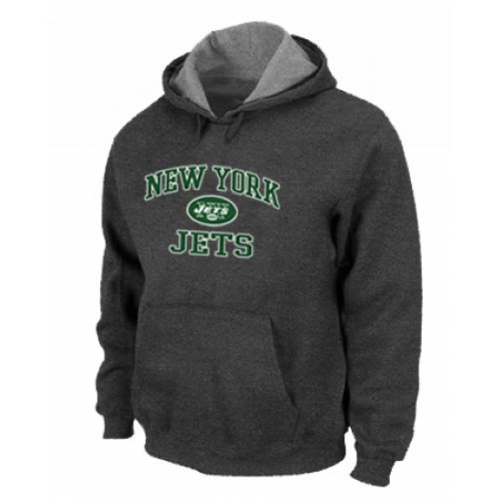 NFL Mens Nike New York Jets Heart Soul Pullover Hoodie Dark Grey NFL Mens Nike New York Jets Heart Soul Pullover Hoodie Dark Grey