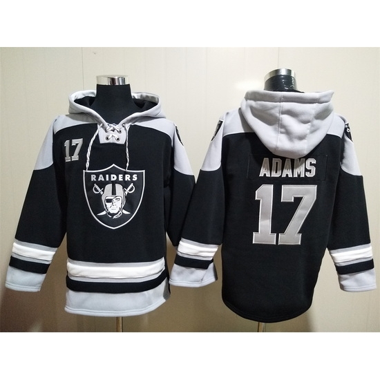 Los Angeles Raiders Sitched Pullover Hoodie #17 Davante Adams Los Angeles Raiders Sitched Pullover Hoodie #17 Davante Adams
