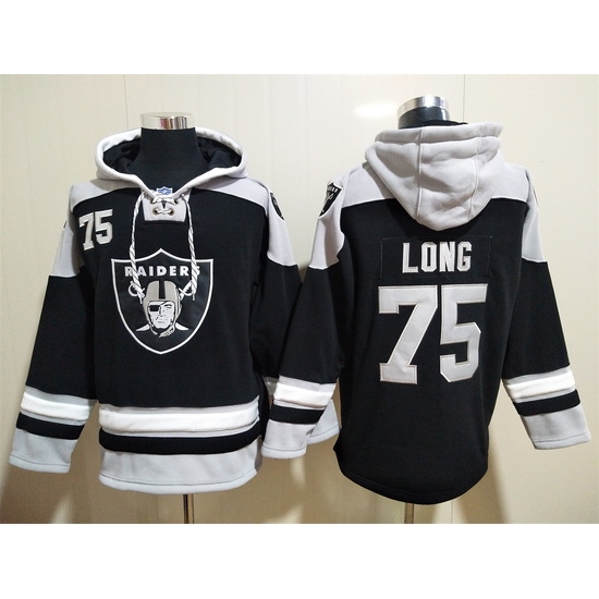 Los Angeles Raiders Sitched Pullover Hoodie #75 Howie Long Los Angeles Raiders Sitched Pullover Hoodie #75 Howie Long