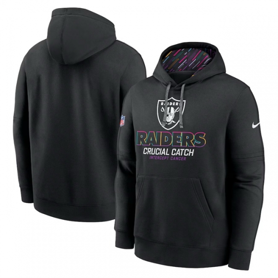 Men Las Vegas Raiders Black 2024 Crucial Catch Club Pullover Hoodie Men Las Vegas Raiders Black 2024 Crucial Catch Club Pullover Hoodie