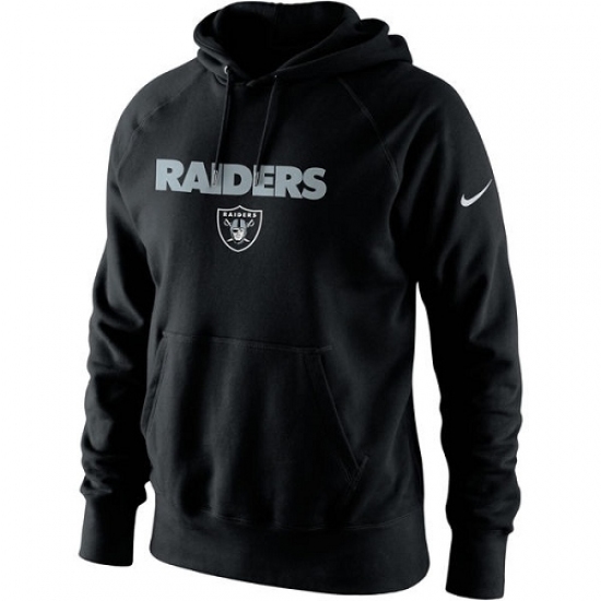NFL Mens Oakland Raiders Nike Black Lockup Pullover Hoodie NFL Mens Oakland Raiders Nike Black Lockup Pullover Hoodie