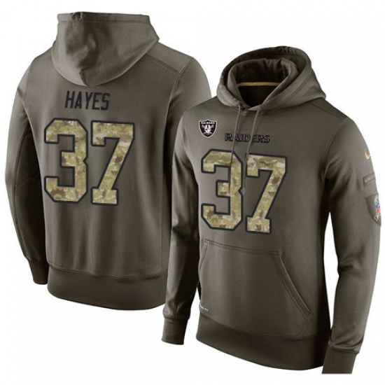 NFL Nike Oakland Raiders 37 Lester Hayes Green Salute To Service Mens Pullover Hoodie NFL Nike Oakland Raiders 37 Lester Hayes Green Salute To Service Mens Pullover Hoodie