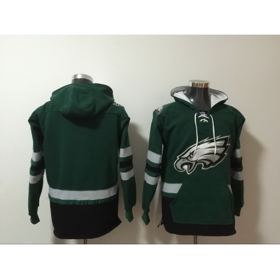 Men Nike Philadelphia Eagles Blank NFL Winter Thick Hoodie Men Nike Philadelphia Eagles Blank NFL Winter Thick Hoodie