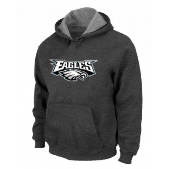 NFL Mens Nike Philadelphia Eagles Authentic Logo Pullover Hoodie Dark Grey NFL Mens Nike Philadelphia Eagles Authentic Logo Pullover Hoodie Dark Grey