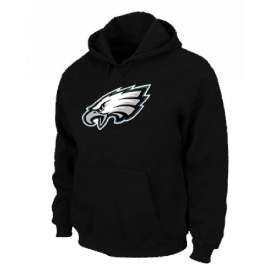 NFL Mens Nike Philadelphia Eagles Logo Pullover Hoodie Black NFL Mens Nike Philadelphia Eagles Logo Pullover Hoodie Black