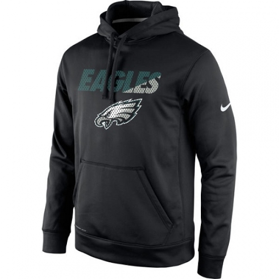 NFL Mens Philadelphia Eagles Nike Black Kick Off Staff Performance Pullover Hoodie NFL Mens Philadelphia Eagles Nike Black Kick Off Staff Performance Pullover Hoodie